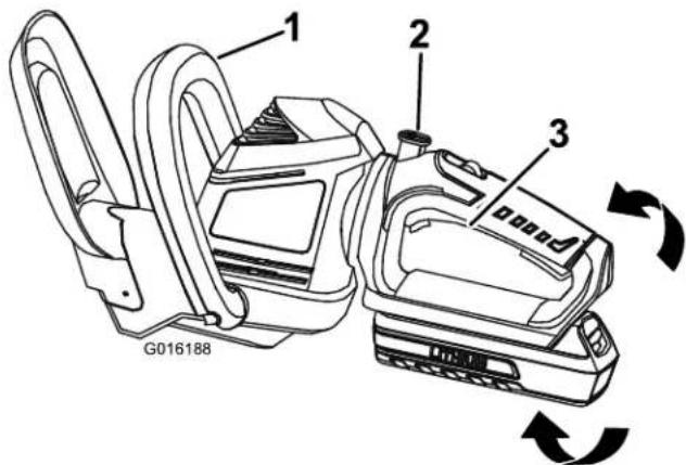 TORO 51494T - Rotationdelapoignéedu taille-haie - 1