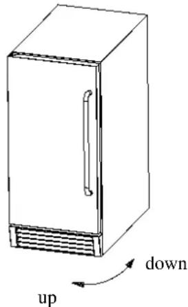 Summit BIM44GIFADA - Leveling the Ice Maker - 1