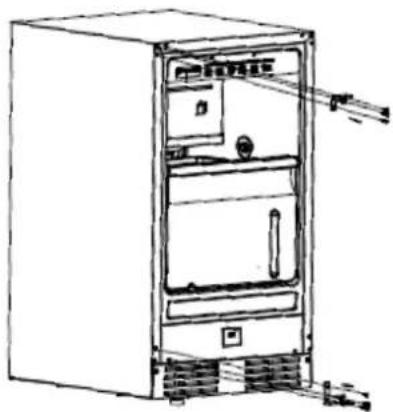 Summit BIM182IFLHD - REVERSING THE DOOR SWING - 5