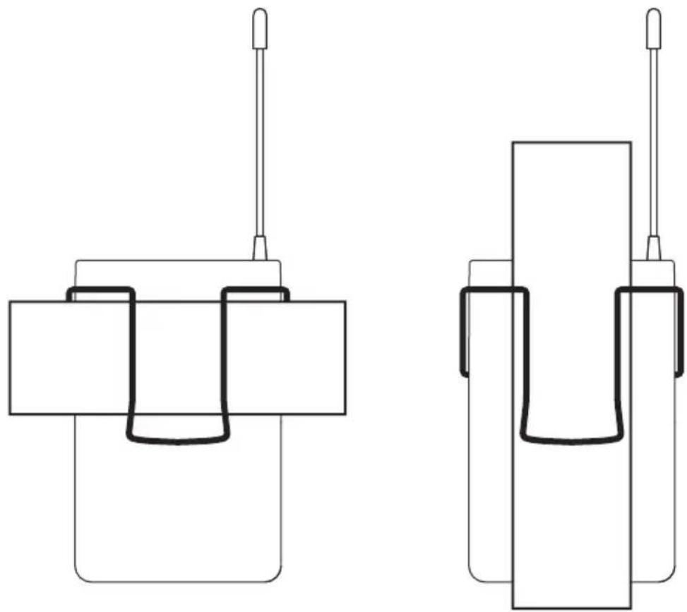 LD Systems ANNY 10 BPH B6 - FIXATION DE L'ÉMETTEUR DE POCHE - 1