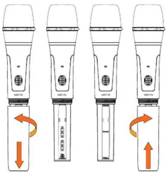 LD Systems ANNY 10 BPH B6 - WYMIANA BATERII - 1