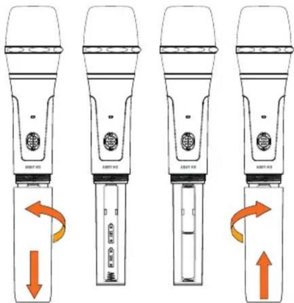 LD Systems ANNY 10 BPH 2 B5 - SOSTITUZIONE DELLE BATTERIE - 1