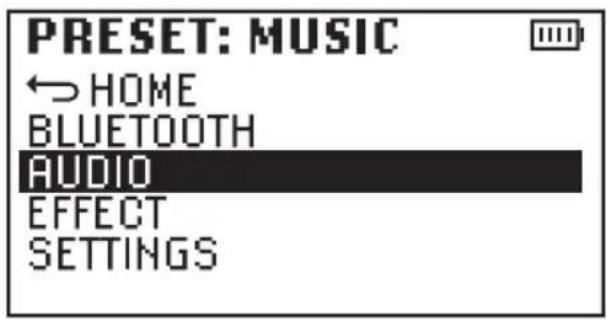 LD Systems ANNY 10 BPH 2 B5 - AUDIO SETTINGS (AUDIO) - 1