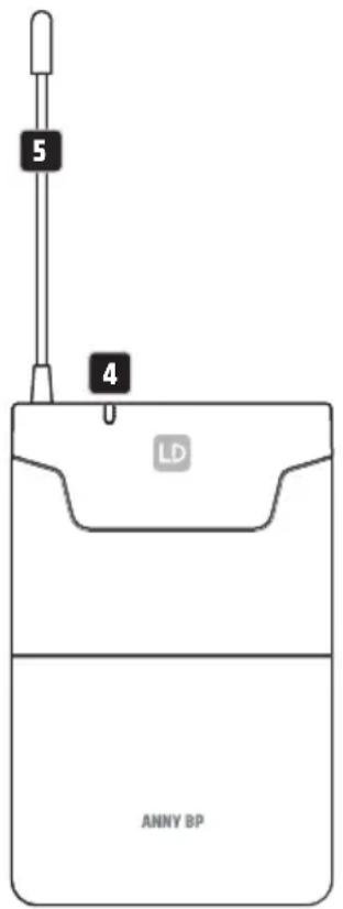 LD Systems ANNY 10 BPH 2 B5 - NADAJNIK BODYPACK - 1