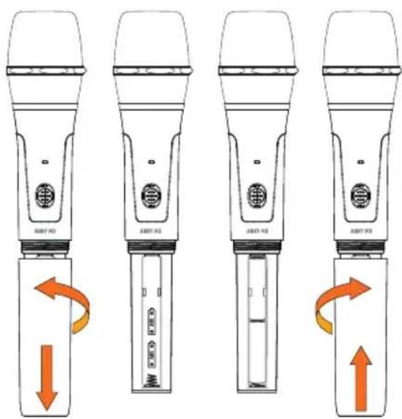 LD Systems ANNY 10 BPH 2 B5 - REPLACING THE BATTERIES - 1
