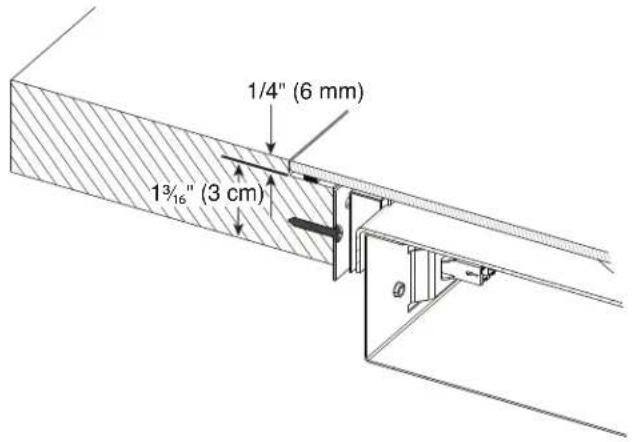 WHIRLPOOL WCIT7030SS - Dimensions de l'armoire - 4