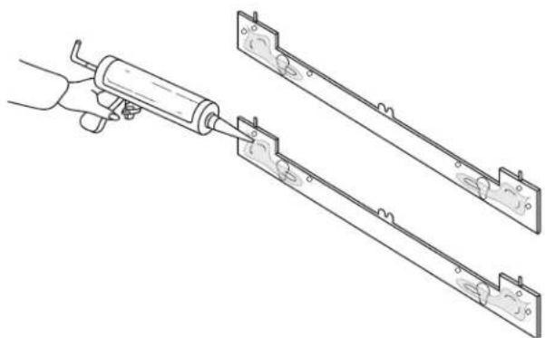 WHIRLPOOL WCIT7030SS - To Install Brackets into Marble Countertop: - 3