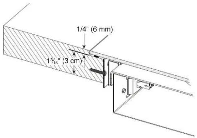 WHIRLPOOL WCIT7030SB - Dimensions de l'armoire - 4
