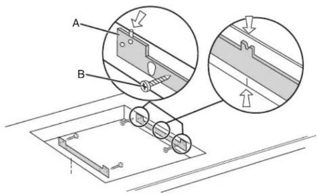 WHIRLPOOL WCIT7030SB - To Install Brackets into Wood Countertop: - 2