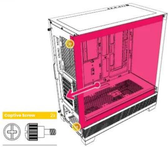 Phanteks XT View - LEFT SIDE PANEL - 1