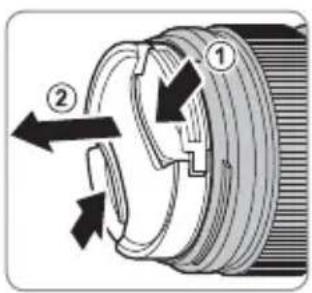 FUJIFILM XF 16mm f/2.8 R WR - De doppen verwijderen - 1