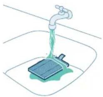 PHILIPS HomeRun 5000 XU5000 - Nettoyage du filtre lavable - 5