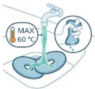 PHILIPS HomeRun 5000 XU5000 - Cleaning the rotary mop pad - 4