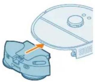 PHILIPS HomeRun 5000 XU5000 - Cleaning the rotary mop pad - 10