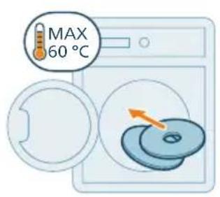 PHILIPS HomeRun 5000 XU5000 - Cleaning the rotary mop pad - 5