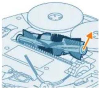 PHILIPS HomeRun 5000 XU5000 - Nettoyage de la brosse principale - 3