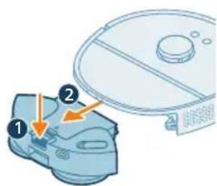 PHILIPS HomeRun 5000 XU5000 - Limpiar el filtro lavable - 1