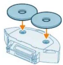 PHILIPS HomeRun 5000 XU5000 - Membersihkan pad mop berputar - 6