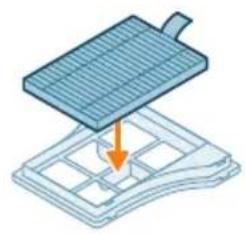 PHILIPS HomeRun 5000 XU5000 - Limpiar el filtro lavable - 7