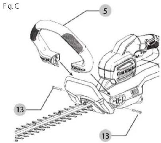 Craftsman CMCHTS860 - Conexión de Protección a Podadora (Fig. B) - 2