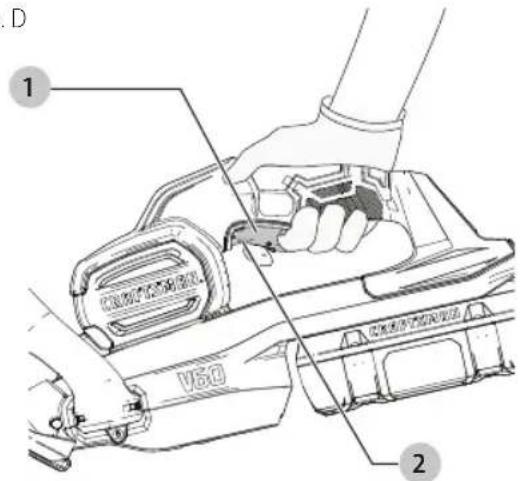 Craftsman CMCHTS860 - Détente (Fig. D) - 1