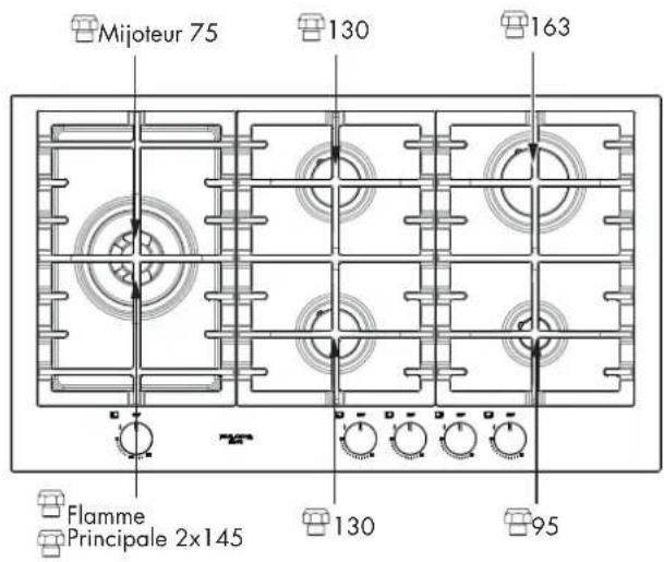 Fulgor Milano F4MGK30S1 - NG Conversion LP - 3