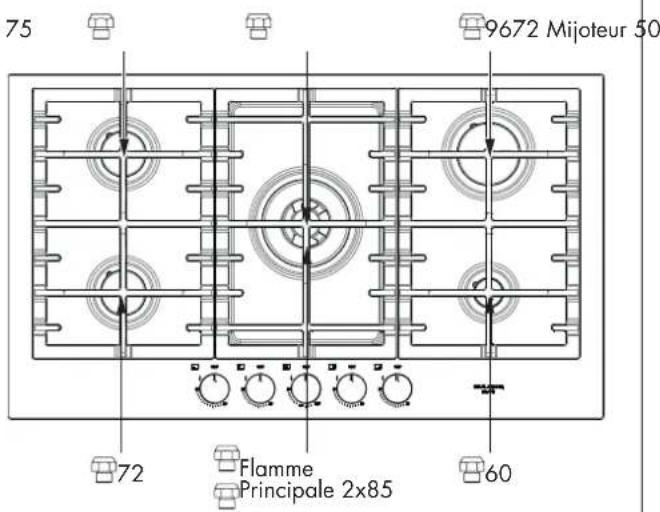 Fulgor Milano F4MGK30S1 - NG Conversion LP - 2