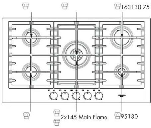 Fulgor Milano F4MGK30S1 - Pressure regulator conversion - 6