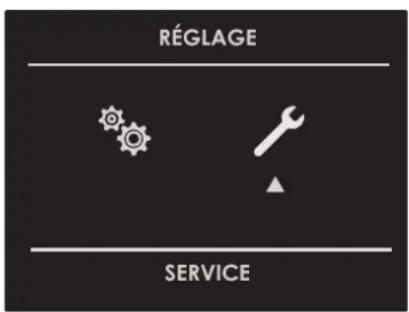 RÉGLAGE SERVICE