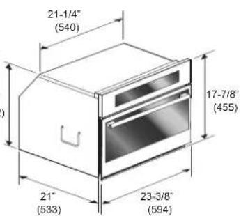 Fulgor Milano F7MSCO24S1 - Dimensions and Cabinet Requirements - 4