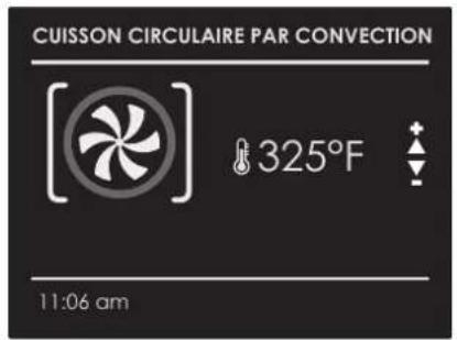 CUISSON CIRCULAIRE PAR CONVECTION 325°F 11:06 am