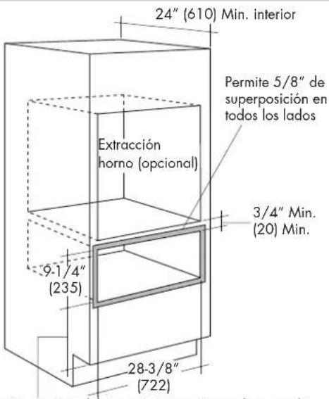 Fulgor Milano F7MWD30MB1 - INSTALACIÓN DEBAJO DE UN SOLO HORNO - 1