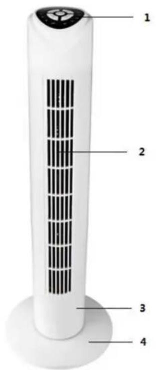 Melchioni MF 2413TOW - COMPONENTS - 1