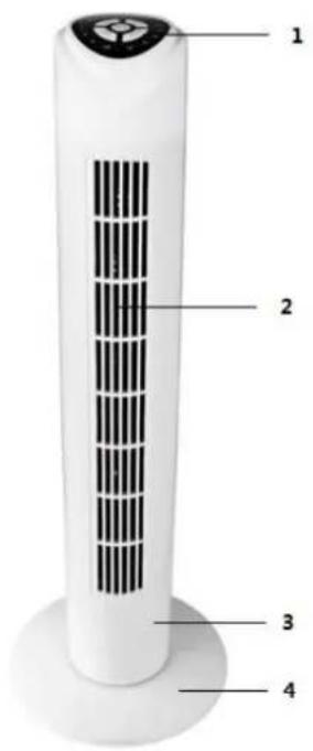 Melchioni MF 2413TOW - COMPONENTES - 1