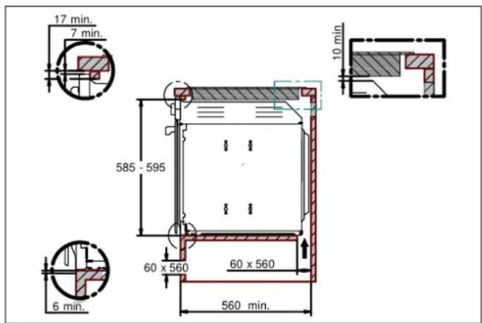 BERTAZZONI FMOD6117PTM3 - INSTALLAZIONE SOTTO PIANO INCASSO - 2