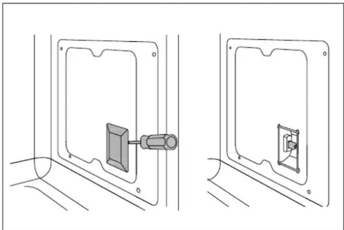 BERTAZZONI FMOD6117PTM3 - LUCE LATERALE DEL FORNO (SE PRESENTE) - 1