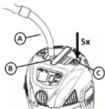Starmix Energetic APDH-1430 - MANUELL FILTERRENGJ∅RING (KUN FOR ST∅VKLASSE I OG M) - 2