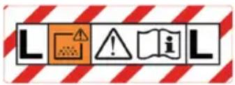 Starmix Energetic APDH-1430 - AUF DER MASCHINE VERWENDETE SYMBOLE WARNUNG - 3