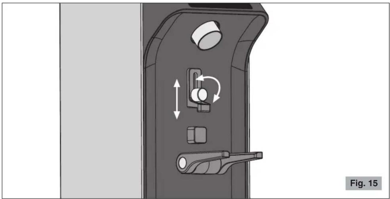 Ceado Life S - ADJUSTING THE FILTER-HOLDER SUPPORT - 1