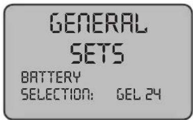 Ghibli & Wirbel ROUND 45 D 55 TOUCH - 7.1.b - Indstilling af batteritype - 1