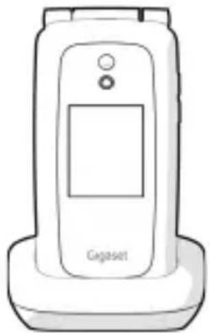 GIGASET GL795 - Carregar a bateria - 1