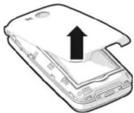GIGASET GL795 - Sim- en SD-kaarten plaatsen - 1