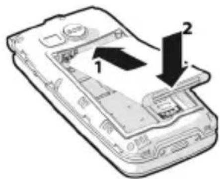 GIGASET GL795 - Accu plaatsen en afdekking sluiten - 1
