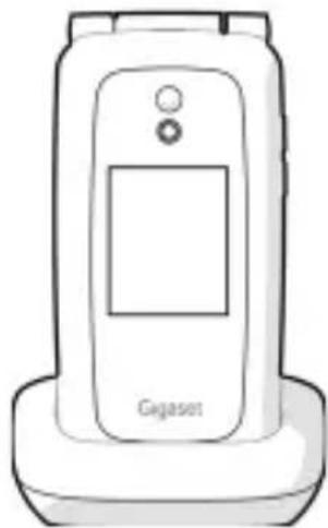 GIGASET GL795 - Insérer la batterie et fermer le couvercle - 2