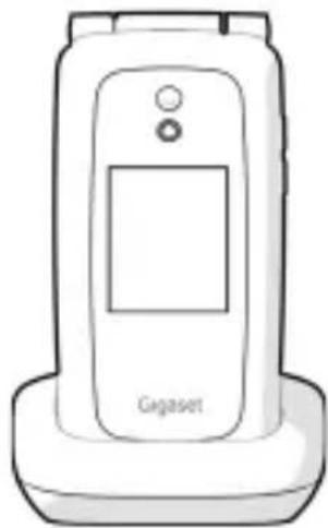 GIGASET GL795 - Colocar la batería y cerrar la tapa - 2