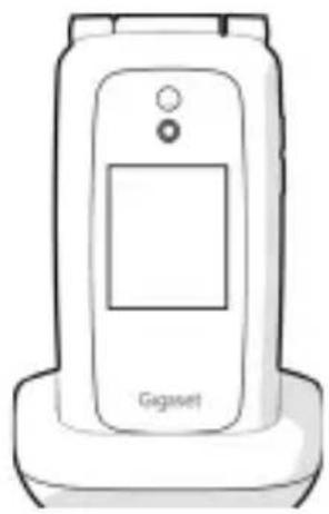 GIGASET GL795 - Τοποθέτηση μπαταρίας και κλείσιμο καλύμματος - 2