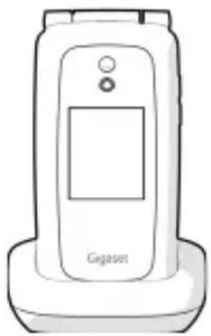 GIGASET GL795 - Wkładanie baterii i zamykanie pokrywy - 2