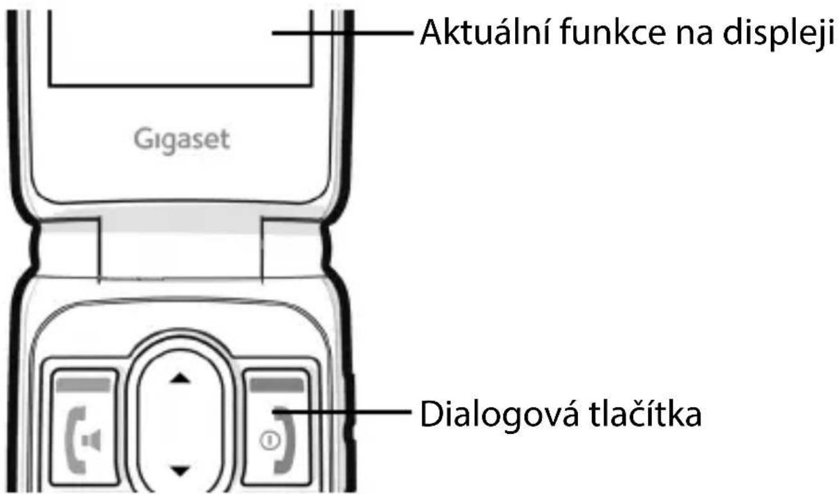 GIGASET GL795 - Dialogová tlačítka - 1