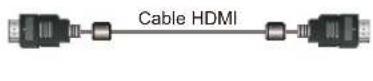 HISENSE 75A6Q - Conectar un disposativo AV con un cable HDMI - 2