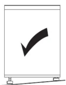 Veripart VPTTKV55EW - Aufstellen des Geräts - 1